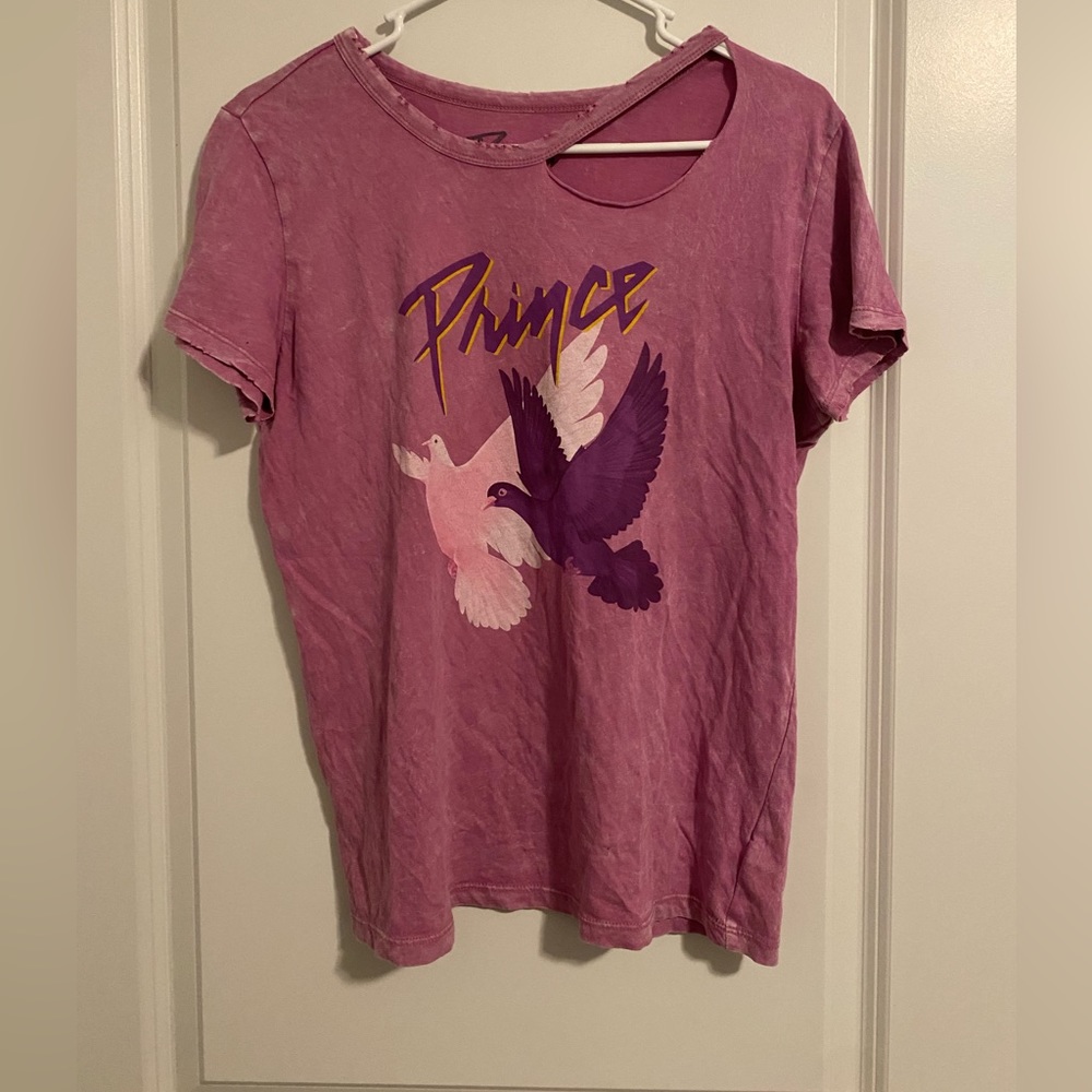Prince Pink and Purple Dove T-Shirt